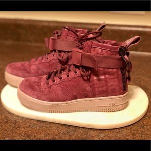Force is Female Nike Air Force One Mid Rise